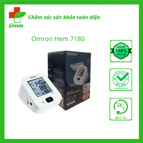  HA-Máy đo huyết áp bắp tay OMRON HEM- 7180 EZ Lite 
