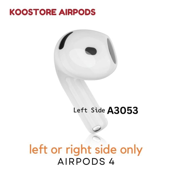  Tai Trái Apple AirPods 4 BẢN THƯỜNG Chính Hãng 