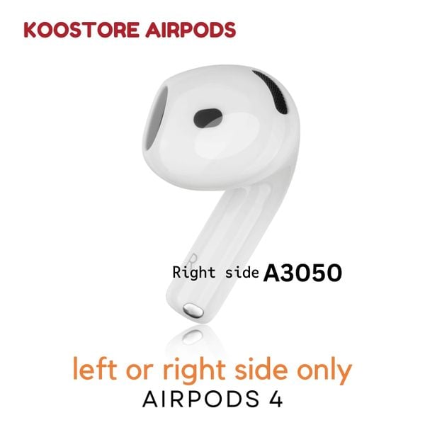  Tai Phải Apple AirPods 4 BẢN THƯỜNG Chính Hãng 