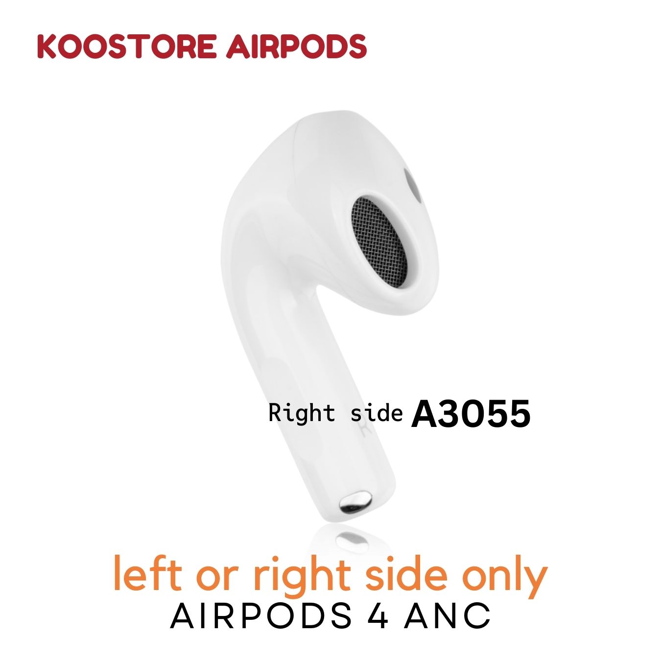  Tai Phải Apple AirPods 4 ANC (Có Chống Ồn) Chính Hãng 