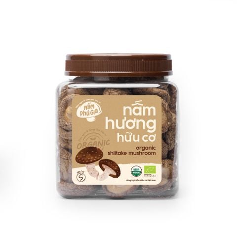  Nấm Hương | Hữu Cơ | cỡ M | Hộp 150g 