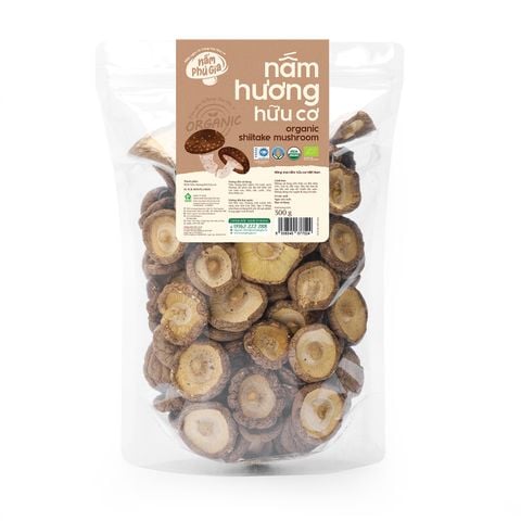  Nấm Hương khô hữu cơ | size M | gói 300g 500g 