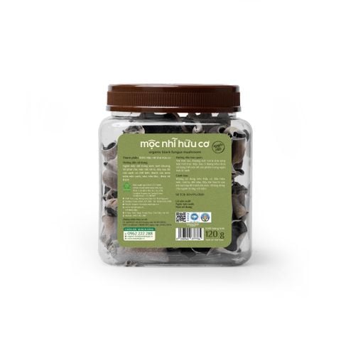  Mộc nhĩ khô hữu cơ | hộp 120g 