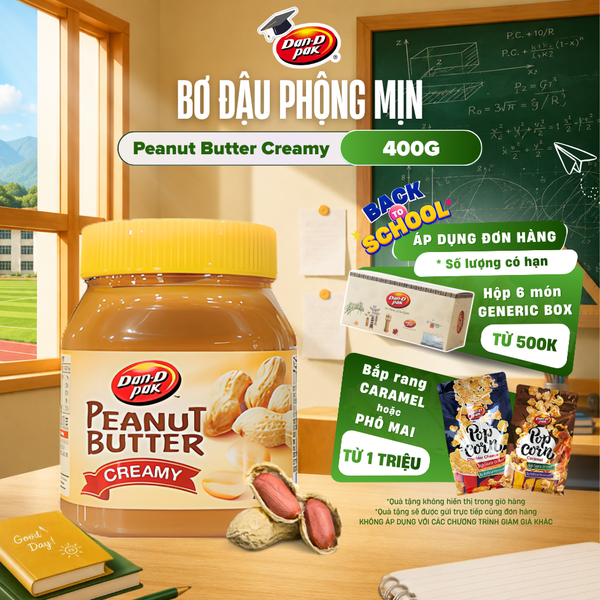  Bơ Đậu Phộng Mịn 400G 