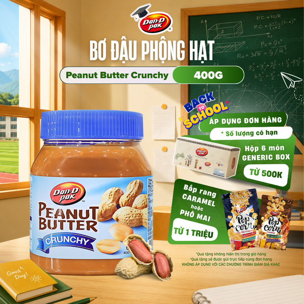  Bơ Đậu Phộng Hạt 400G 