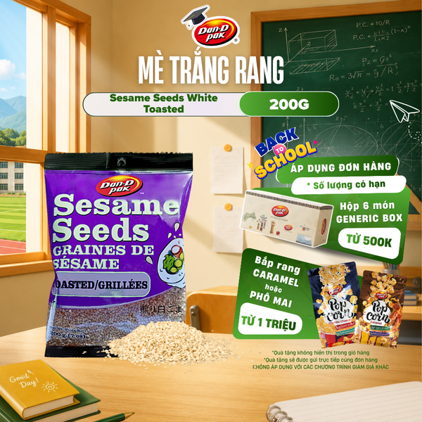  Hạt Mè Trắng Rang 200G 