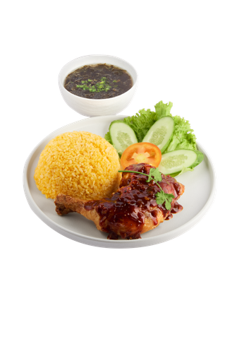  Cơm Gà Sốt Tiêu 
