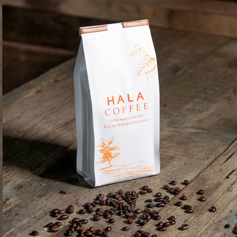  Cà Phê Rang - Espresso HALA - Dạng Hạt (Túi 1 kg) 