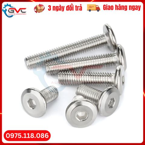 Bu lông lục giác chìm đầu dẹt DIN 7984