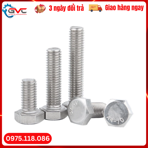 Bu long lục giác ngoài inox 316
