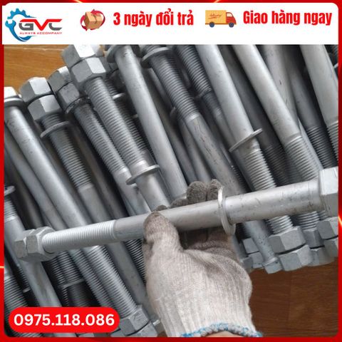 Bu lông lục giác mạ kẽm nhúng nóng DIN 931