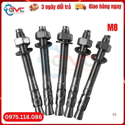 Bu lông Lông Nở 3 Cánh (Tắc Kê Nở) Inox 304 M8