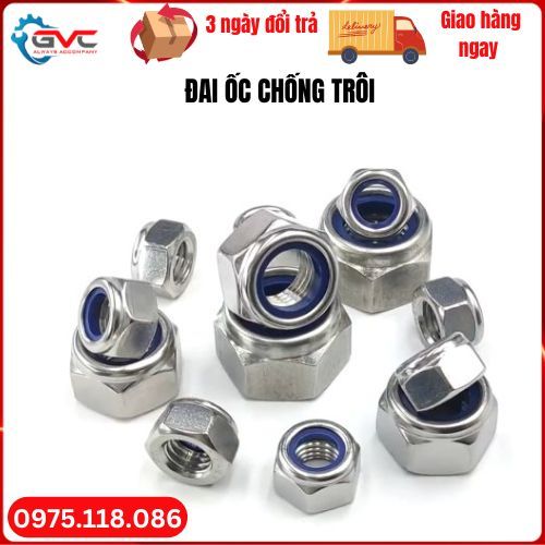 Cón tán - đai ốc chống trôi ionx 304