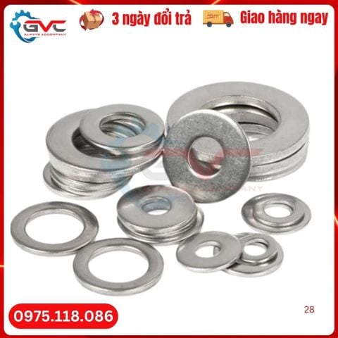Long Đen Phẳng Inox 304