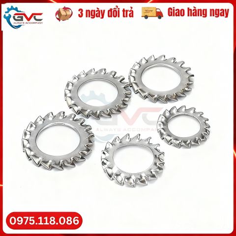 Vòng đệm gai (Long đen xước) M8