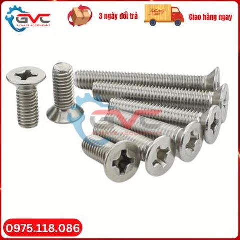 Bu lông vít đĩa inox 304