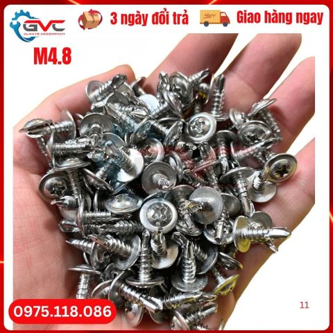 Vít Tự Khoan Đầu Dù Inox 304 M4.8