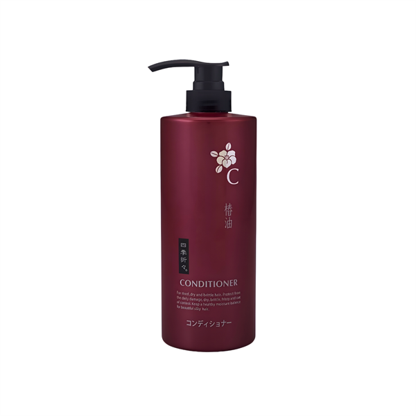  Dầu Xả Dưỡng Ẩm Dầu Hoa Trà - Shikioriori Tsubaki Camellia Oil Conditioner (600ml) 四季折々 椿油シャンプーボトル600ML 