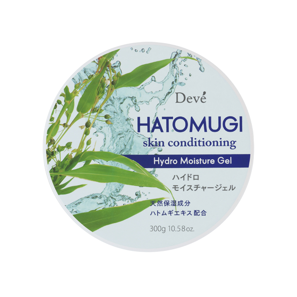  Gel Dưỡng Ẩm Deve 5in1 Hạt Ý Dĩ Cấp Ẩm Chuyên Sâu - Deve Hatomugi Hydro Moisture Gel (300g) Ｄ ハトムギハイドロモイスチャージェル300G 