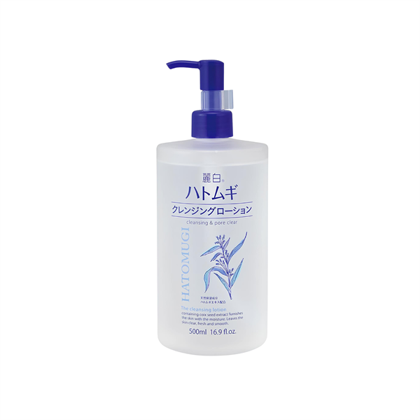  Nước Tẩy Trang Ý Dĩ Dưỡng Ẩm Sâu - Hatomugi The Cleansing Lotion (500ml) ハトムギクレンジングローションポンプ500ML 