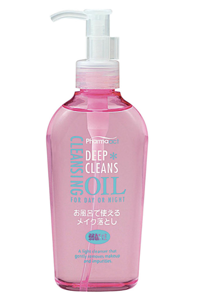  Dầu Tẩy Trang Làm Sạch Sâu Cho Da Nhạy Cảm - Pharmaact Deep Cleansing Oil (160ml) ファーマアクト ディープクレンジングオイルボトル160ML 