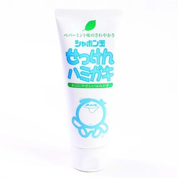  Kem đánh răng Hương Bạc Hà Shabondama Natural care toothpaste 140g 