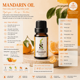  Tinh Dầu Quýt Mandarin 100% Thiên Nhiên LA SENZE 
