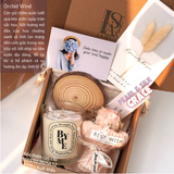  Set Nến Thơm Quà Tặng Phong Cách Furoshiki - LA SENZE Pearl & Silk Grace 