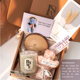  Set Nến Thơm Quà Tặng Phong Cách Furoshiki - LA SENZE Pearl & Silk Grace 