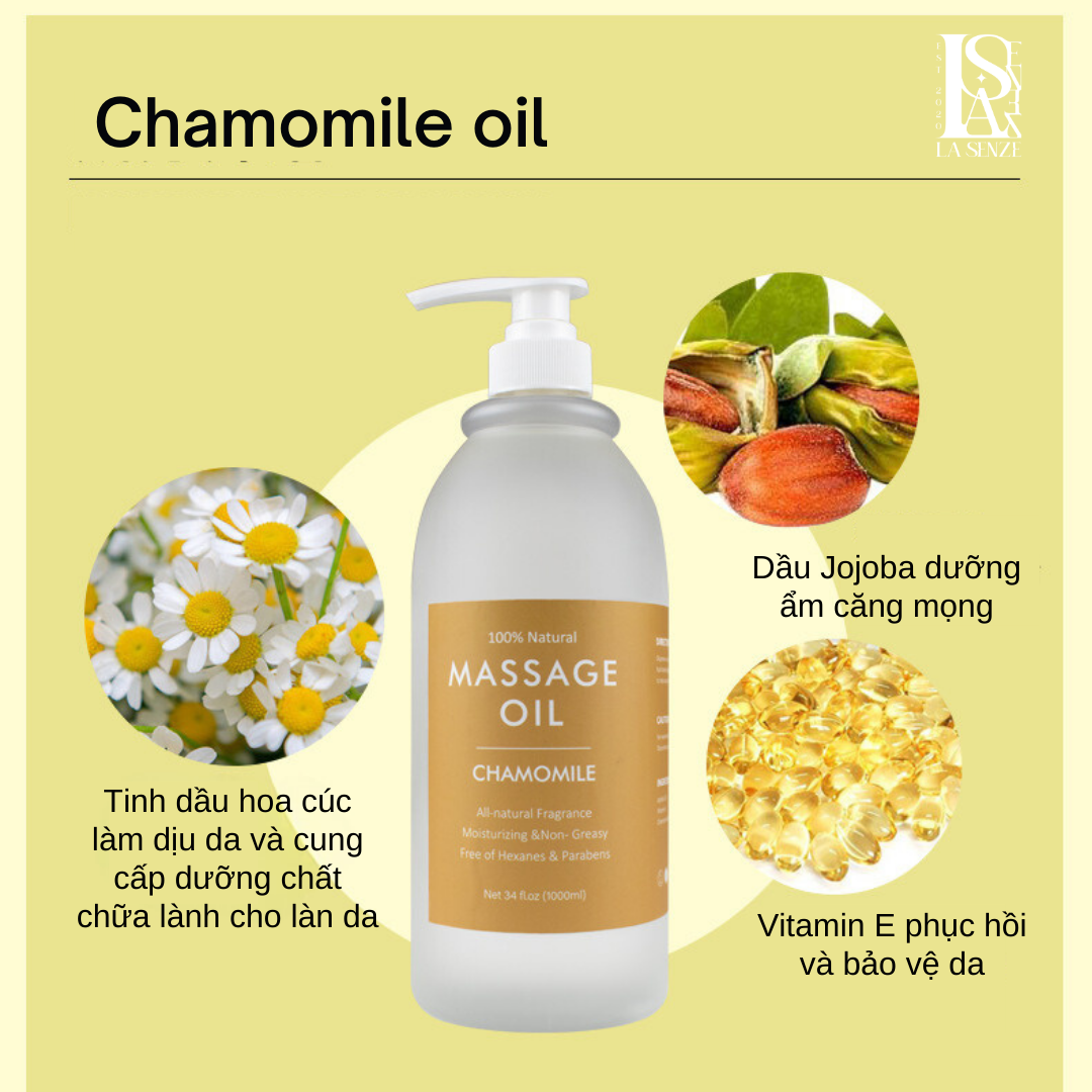  Dầu Massage Body Thiên Nhiên Dưỡng Ẩm LASENZE 100% Thiên Nhiên 