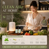  Tinh dầu Sả Chanh Lemongrass LA SENZE Thiên Nhiên - Tinh Dầu Đuổi Muỗi - 100% Natural (Hàng Thật Không Pha) 