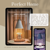  Đèn Nến Thơm Cao Cấp Đế Đá TERRAZZO Italy Sang Trọng 