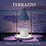  Đèn Nến Thơm Cao Cấp Đế Đá TERRAZZO Italy Sang Trọng 
