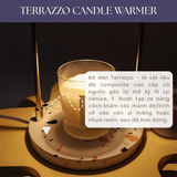  Đèn Nến Thơm Cao Cấp Đế Đá TERRAZZO Italy Sang Trọng 