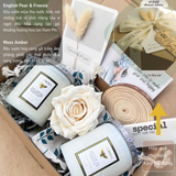  Set Quà Cưới Nến Thơm Thanh Lịch LA SENZE Happy Wedding 