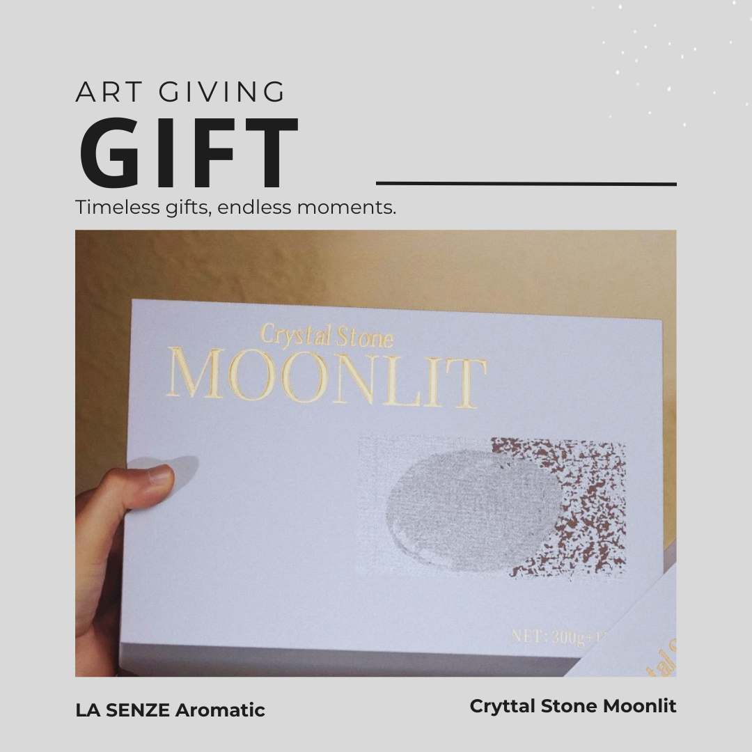  CRYSTAL STONE MOONLIT – Set Đá Phong Thủy Khuếch Tán Tinh Dầu LA SENZE 