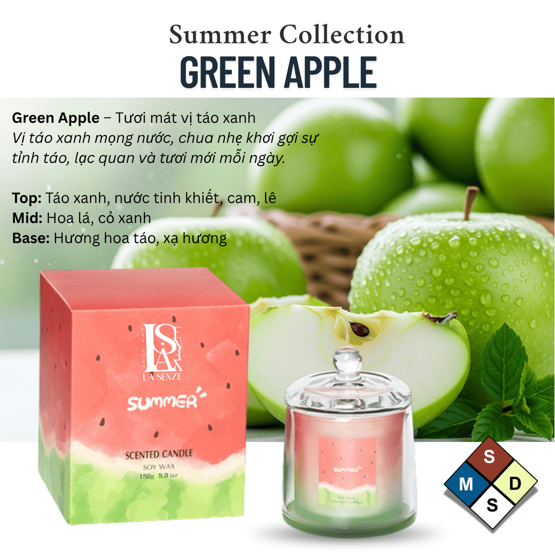  Nến Thơm Tinh Dầu Hũ Pha Lê Cao Cấp Taste Life Home Decoration Set Quà Tặng 