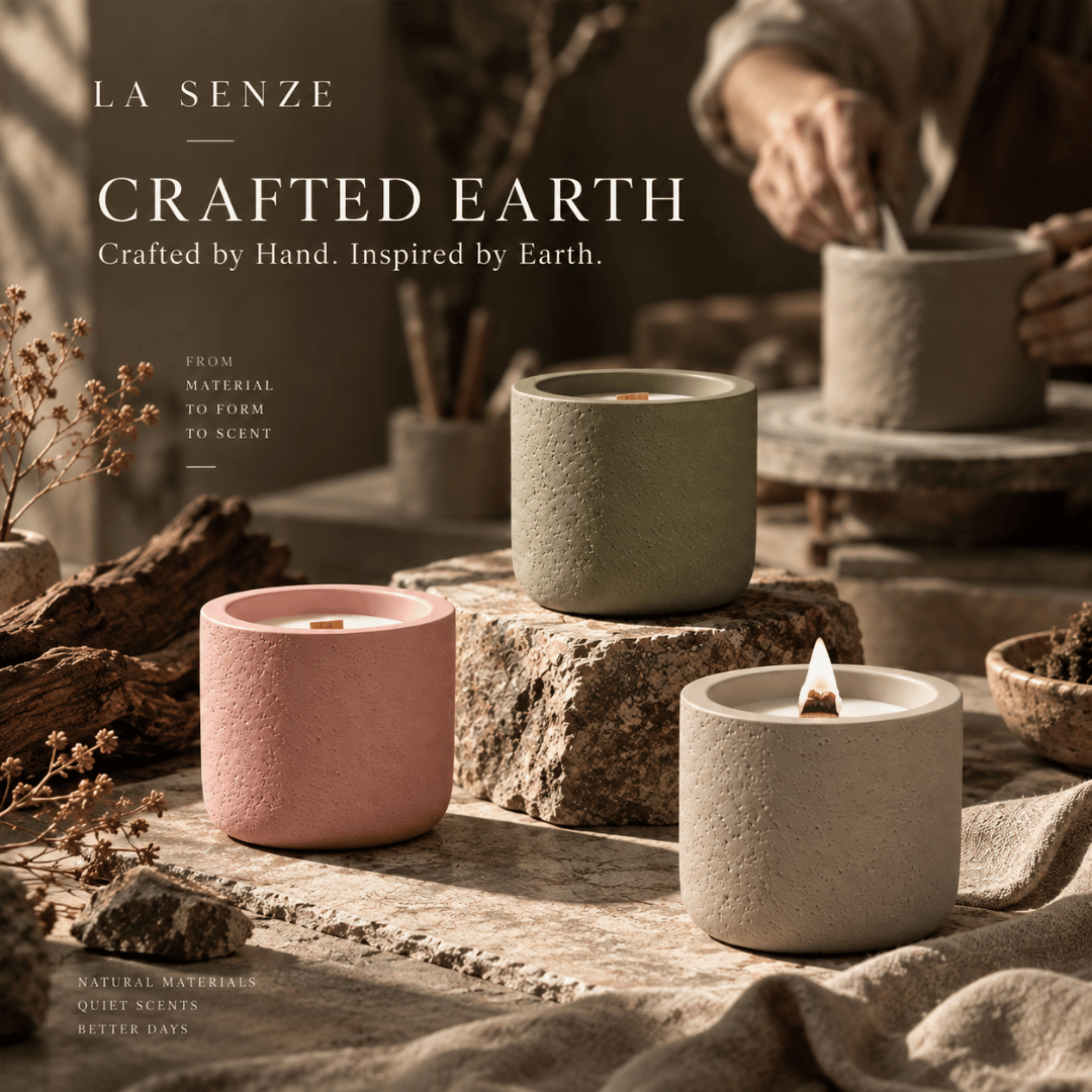  Nến Thơm Nghệ Thuật LA SENZE CRAFTED EARTH 