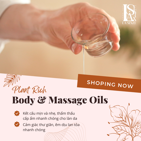  Dầu Massage Body Thiên Nhiên Dưỡng Ẩm LASENZE 100% Thiên Nhiên 