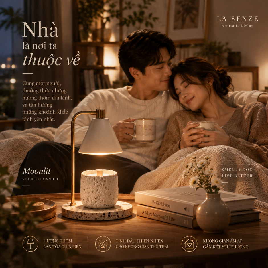  Set Nến Thơm Quà Tặng Cao Cấp LA SENZE Signature Moonlit 