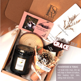  Set Nến Thơm Quà Tặng Phong Cách Furoshiki - LA SENZE Pearl & Silk Grace 