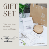  Nến Thơm Nghệ Thuật Moonlit Stone - GERANIUM & LAVENDER 