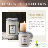  Set Quà Tặng Nến Thơm Hũ Pha Lê Vân Nổi Sang Trọng LUXURIOUS COLLECTION 