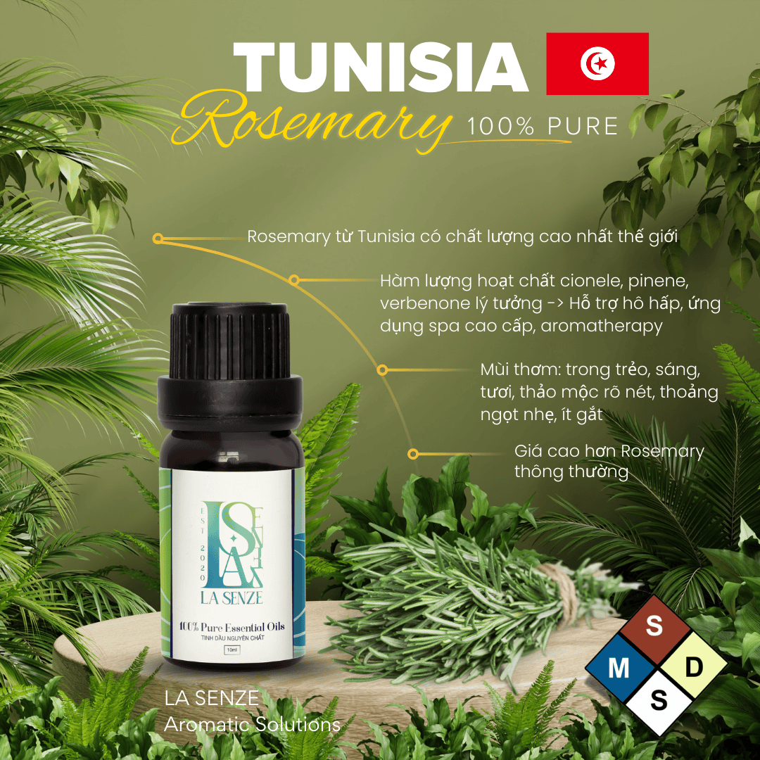  Tinh Dầu LA SENZE 100% Nguyên Chất 50ml 