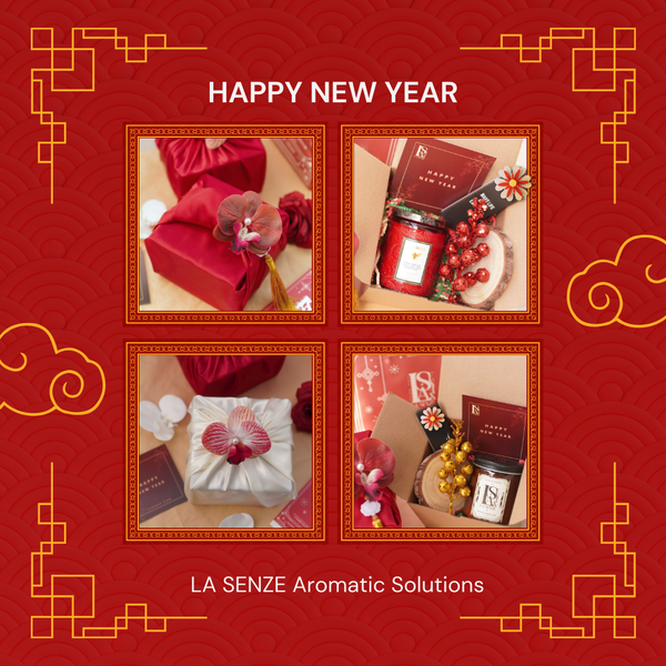  Set Nến Thơm Quà Tặng Tết - LA SENZE Silk Blessings 
