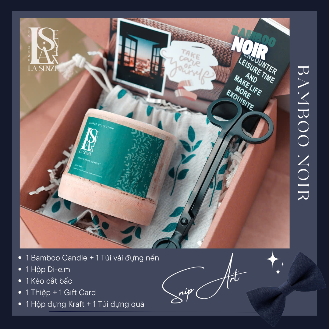  SNIP ART SERISES - Set Nến Thơm Quà Tặng Nghệ Thuật LA SENZE 