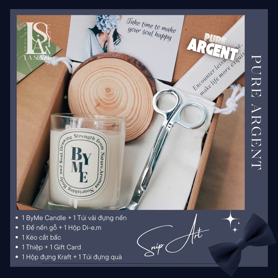  SNIP ART SERISES - Set Nến Thơm Quà Tặng Nghệ Thuật LA SENZE 