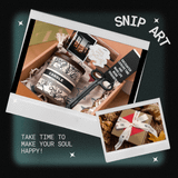  SNIP ART SERISES - Set Nến Thơm Quà Tặng Nghệ Thuật LA SENZE 