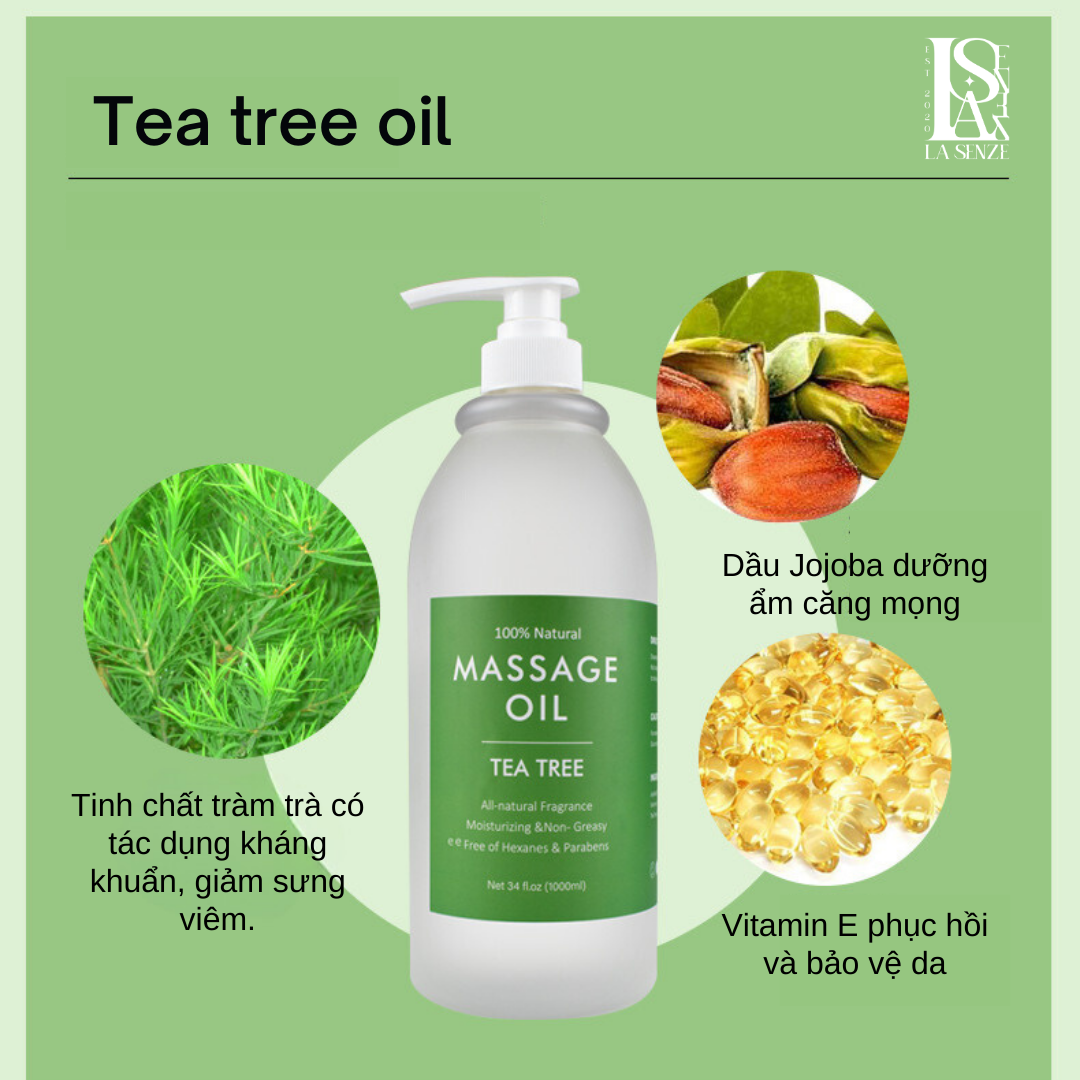  Dầu Massage Body Thiên Nhiên Dưỡng Ẩm LASENZE 100% Thiên Nhiên 