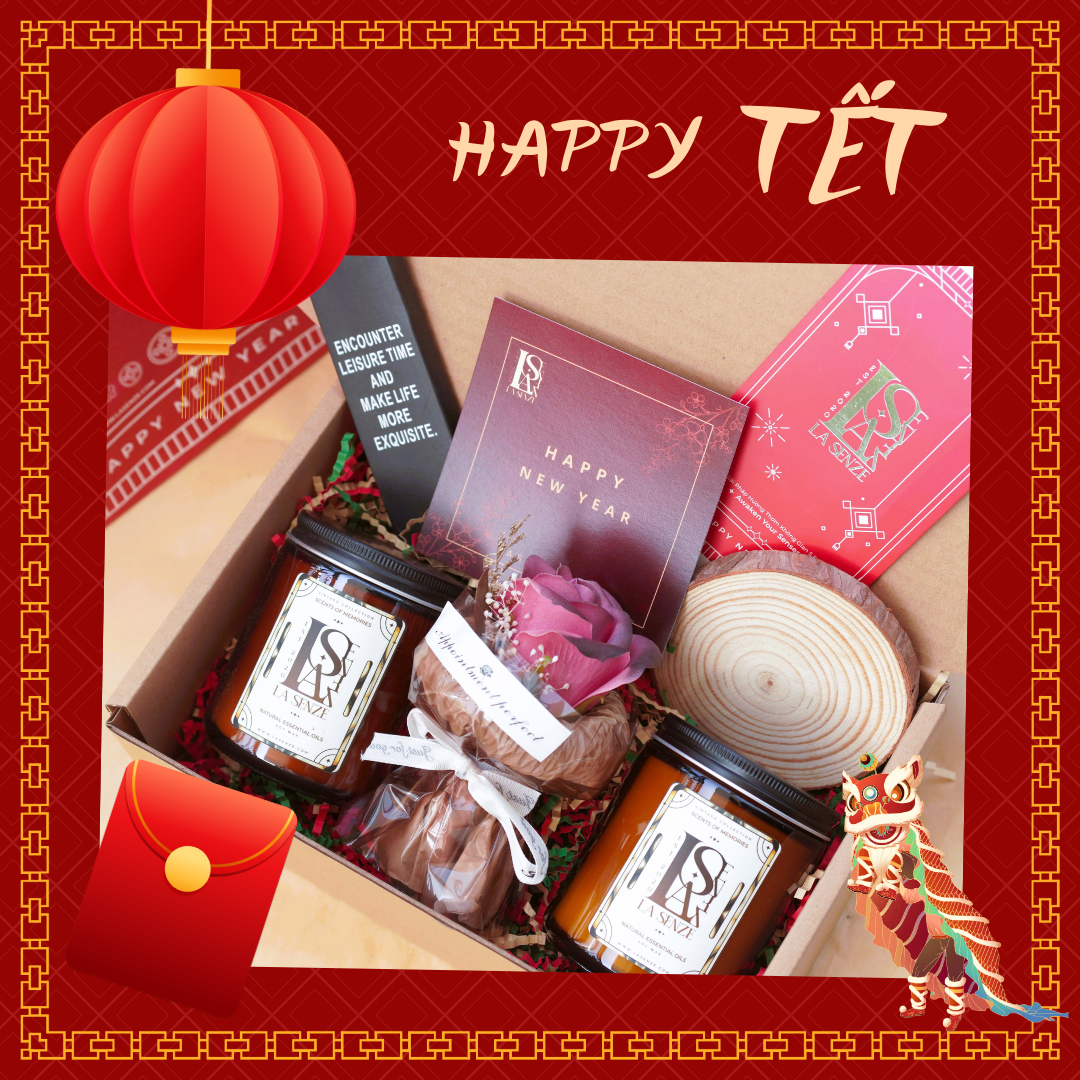  Set Nến Thơm Quà Tặng Happy TẾT - New Year Collection 